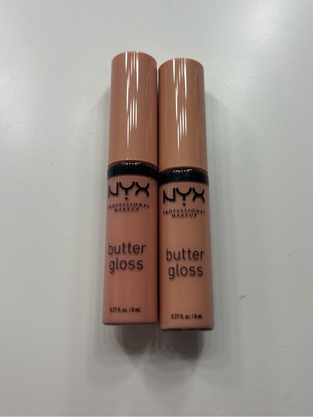 2 NYX Butter Gloss Non-Sticky Lip Gloss - Fortune Cookie